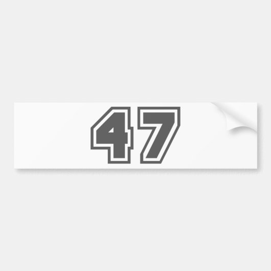 47 バンパーステッカー (正面)
