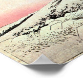 47. 亀山宿, 広重 ポスター (角)