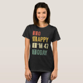 47 47th皮肉誕生日 tシャツ (正面フル)