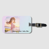 47_Plus 福岡 華音 - Fukuoka Kanon ラゲッジタグ (正面横)