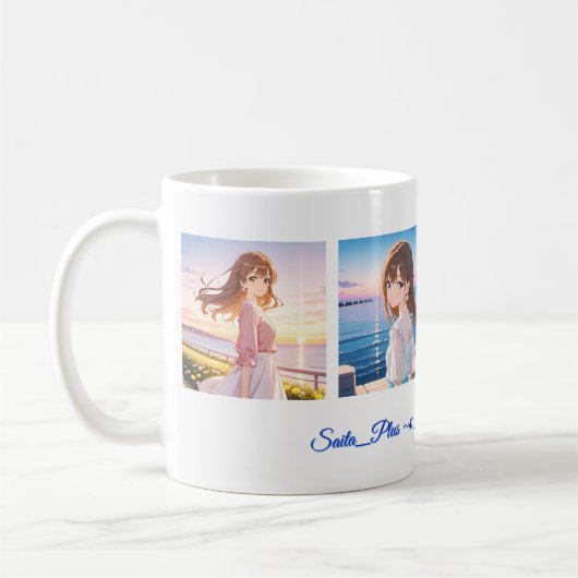 47_Plus – Anime Character Series コーヒーマグカップ (左)
