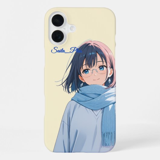 47_Plus – Anime Character Series iPhoneケース (裏面)