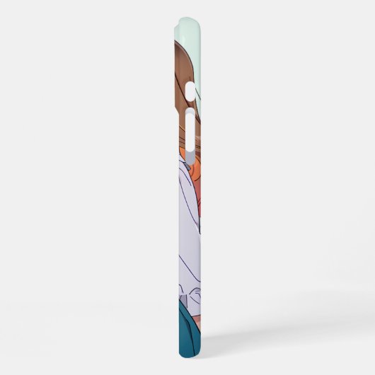 47_Plus – Anime Character Series iPhoneケース (左側面)