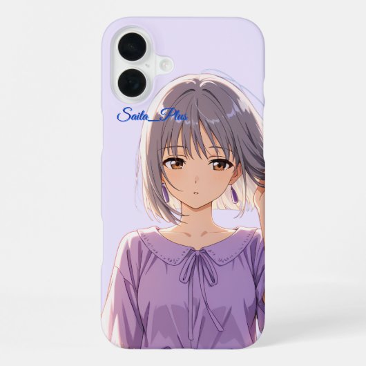 47_Plus – Anime Character Series iPhoneケース (裏面)