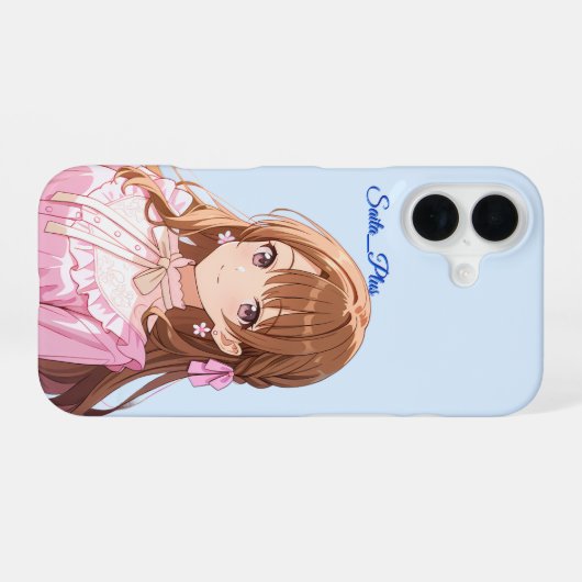 47_Plus – Anime Character Series iPhone 16ケース (裏面横)