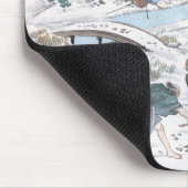 47 Roninの戦いの武士の日本のな絵画 マウスパッド (コーナー)