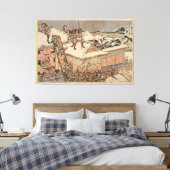 47 ronin A Treasury of Loyalty キャンバスプリント (インサイチュ (寝室))