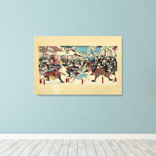 47 ronin The Loyal Samurai キャンバスプリント (インサイチュ (ウッドフロア))