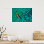 47o9'S 126o43ワット ポスター (キッチン)