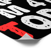 47th今日の誕生日ギフトのアイディアで幸せおもしろい ポスター (角)