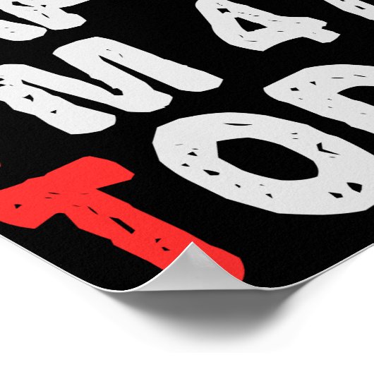 47th今日の誕生日ギフトのアイディアで幸せおもしろい ポスター (角)