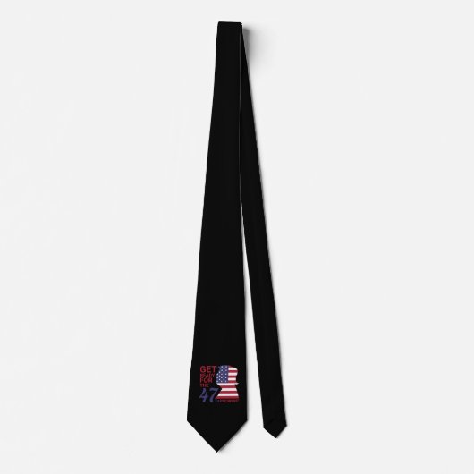 47th President, American Trump Flag ネクタイ (正面)