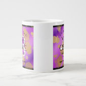 48エレガントアメジスト結婚記念日 ジャンボコーヒーマグカップ (正面)