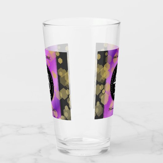 48エレガントアメジスト結婚記念日 タンブラーグラス (右)