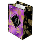 48エレガントアメジスト結婚記念日 ミディアムペーパーバッグ (裏面アングル)