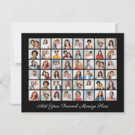 48フォトコラージュ自分のグリーティングカードを追加 カード