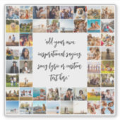 48フォトモダンコラージュカスタム引用文 シール (正面)