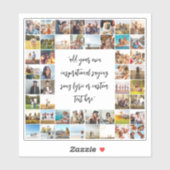 48フォトモダンコラージュカスタム引用文 シール (シート)