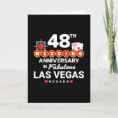 48周年結婚記念日 ラスベガス旅行 カード (正面)