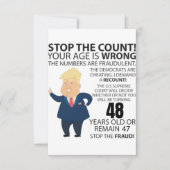 48年トランプハッピーバースデーありおもしろい (正面)