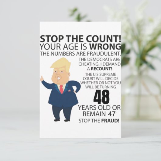 48年トランプハッピーバースデーありおもしろい (スタンド正面)