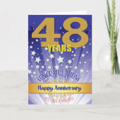 48年リカバリ記念日はっきりした数値 カード (正面)