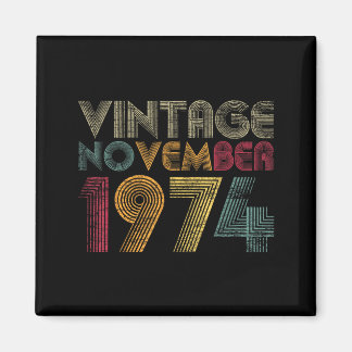 48歳の誕生日プレゼント - レトロ 1974年11月生まれ マグネット