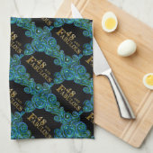 48歳の誕生日 キッチンタオル (四つ折り)