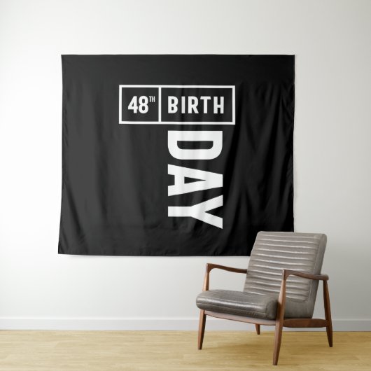 48歳の誕生日 - 48回目の誕生日面白いギフト タペストリー (インサイチュ(横))