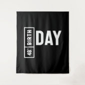 48歳の誕生日 - 48回目の誕生日 面白いプレゼント タペストリー (正面)