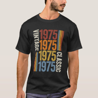 48歳ヴィンテージ1975 48番目の誕生日装飾 Tシャツ