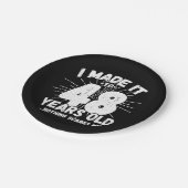 48歳皮肉ミームおもしろい48誕生日 ペーパープレート (アングル)