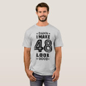 48歳48誕生日ギフトおもしろい Tシャツ (正面フル)