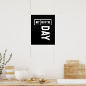 48歳 – 48誕生日ギフトおもしろい ポスター (キッチン)