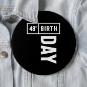 48歳 – 48誕生日ギフトおもしろい 缶バッジ (インサイチュ)