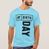 48歳 – 48誕生日ギフトおもしろい Tシャツ (正面)