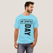 48歳 – 48誕生日ギフトおもしろい Tシャツ (正面フル)