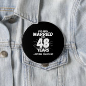 48結婚した年48おもしろい周年 缶バッジ (インサイチュ)