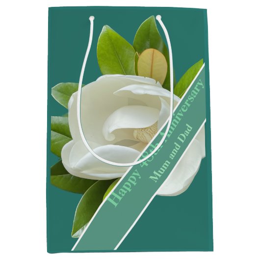 48結婚周年記念 ミディアムペーパーバッグ (正面)