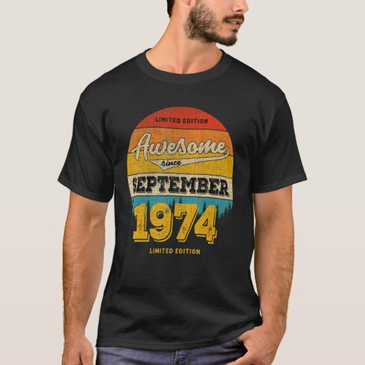 48誕生日アイディア2012素晴らし年9月以来48 Tシャツ (正面)