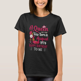 48誕生日ハイヒールAクイーンが生まれ入ってい威厳があるた Tシャツ