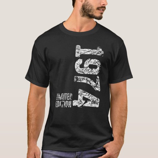 48誕生日レディースメンズ48年1974 10 Tシャツ (正面)