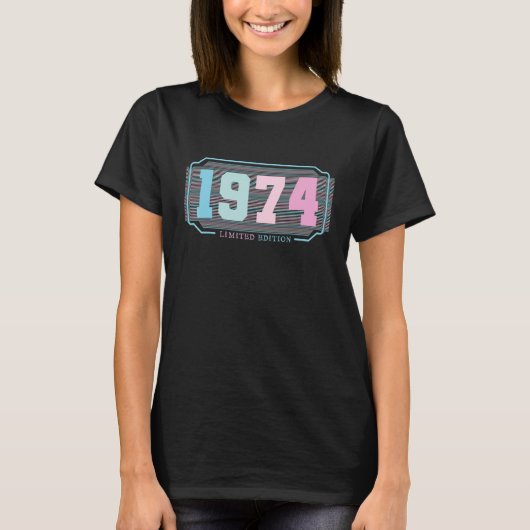 48誕生日レディースメンズ48年1974 12 Tシャツ (正面)