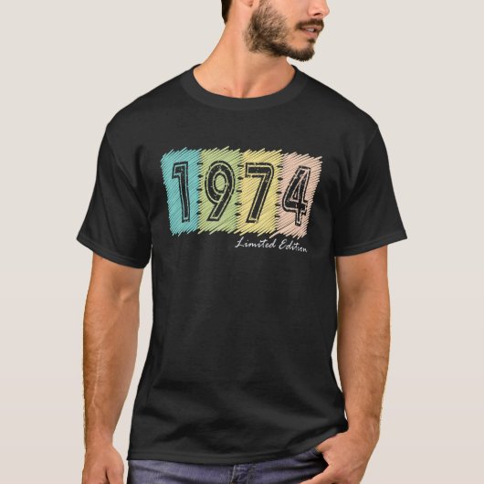 48誕生日レディースメンズ48年1974 4 Tシャツ (正面)