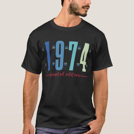 48誕生日レディースメンズ48年1974 9 Tシャツ (正面)