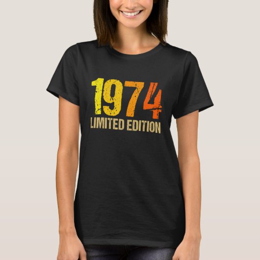 48誕生日レディースメンズ48年1974 Tシャツ (正面)