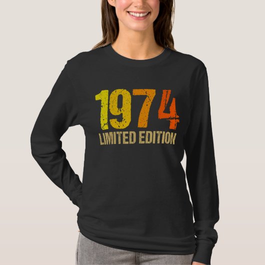 48誕生日レディースメンズ48年1974 Tシャツ (正面)
