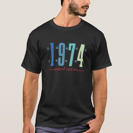 48誕生日レディースメンズ48年1974 Tシャツ (正面)