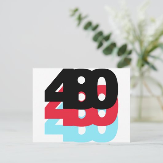 480市外局番 ポストカード (スタンド正面)