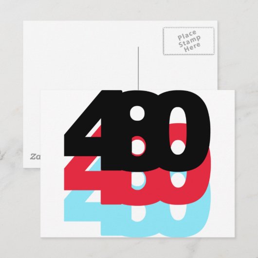 480市外局番 ポストカード (正面/裏面)